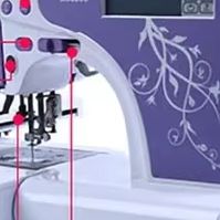 Home Textiles Logo - Professional Digital Embroidery Machine,Small LOGO Stitching