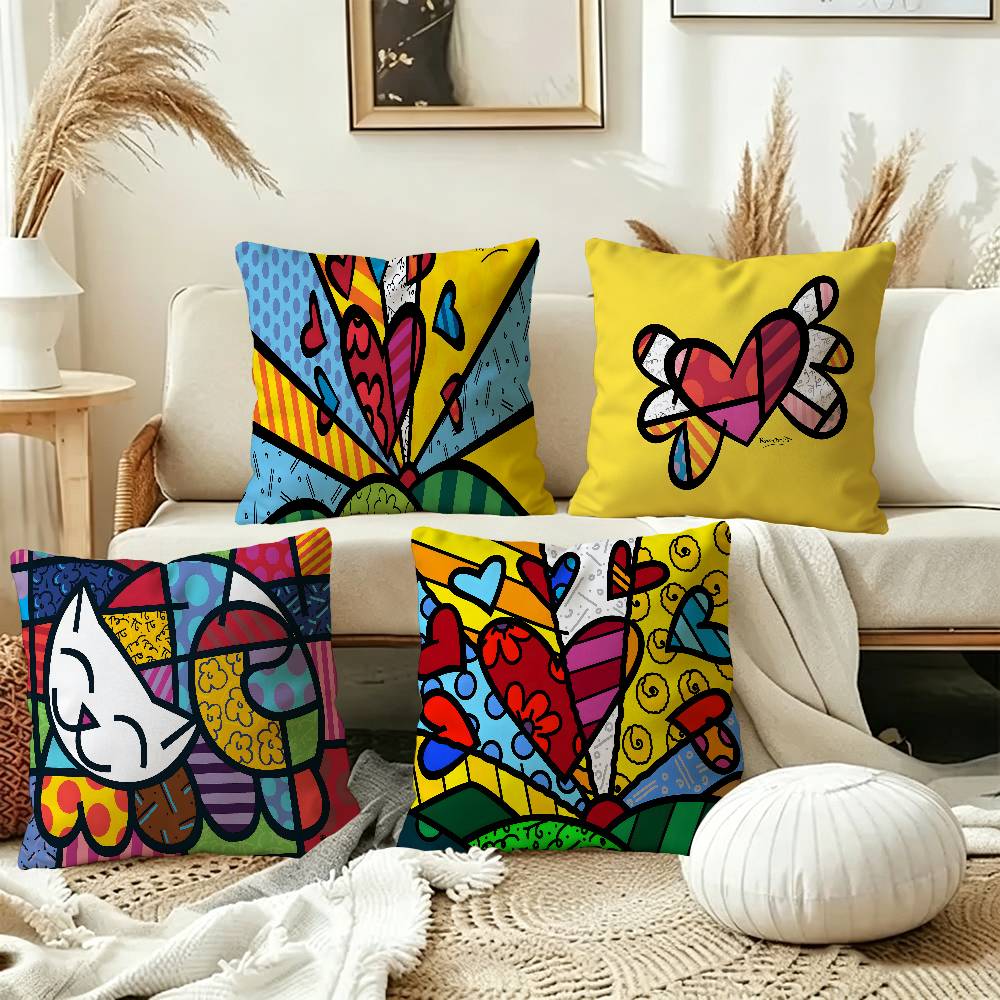 Home Art Textiles - Britto Art pillow cover sofa cushion