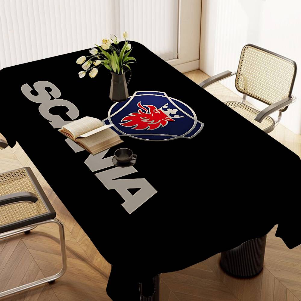 Home Textiles Today Logo - S-Scanias LOGO Washable TableCloth for Wedding