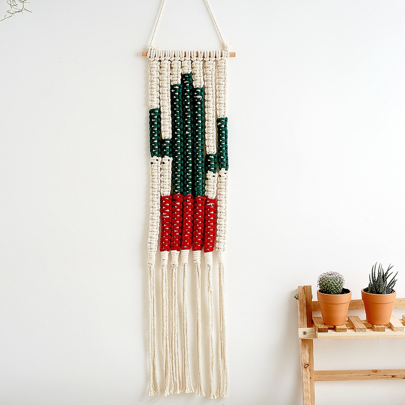 Home Art Textiles - 1PC Nordic Handcrafted Woven Wall Art