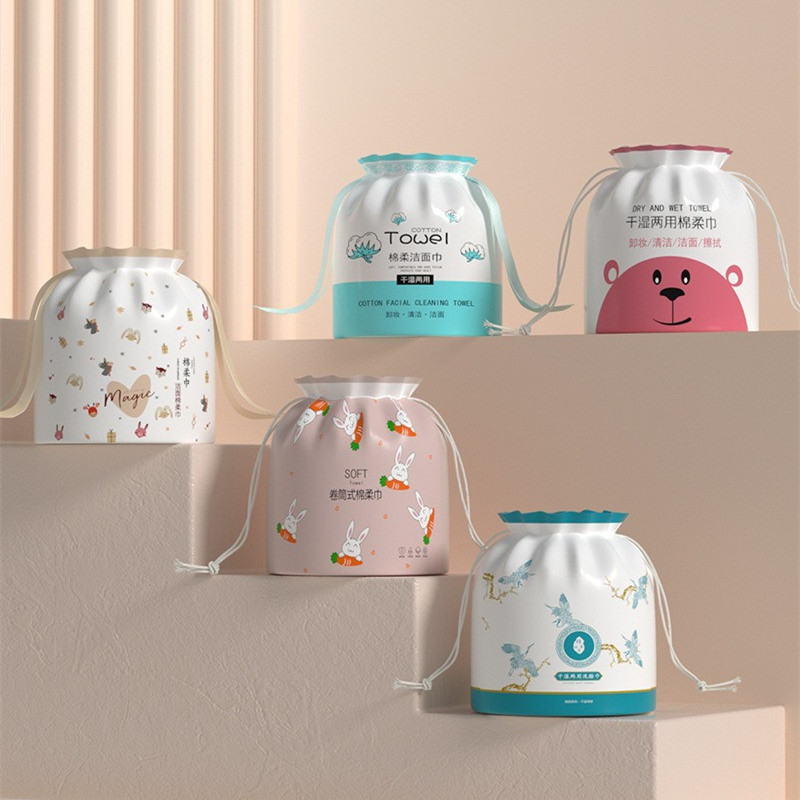 1 Roll Pack 20x20cm Disposable - Home Textiles Face Towel 评论和价格
