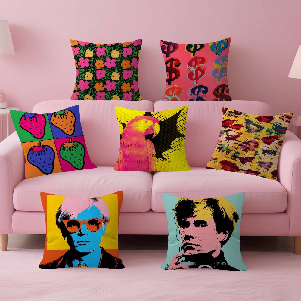 A-Andy W-Warhol Art  Cushion C - Home Art Textiles 评论和价格