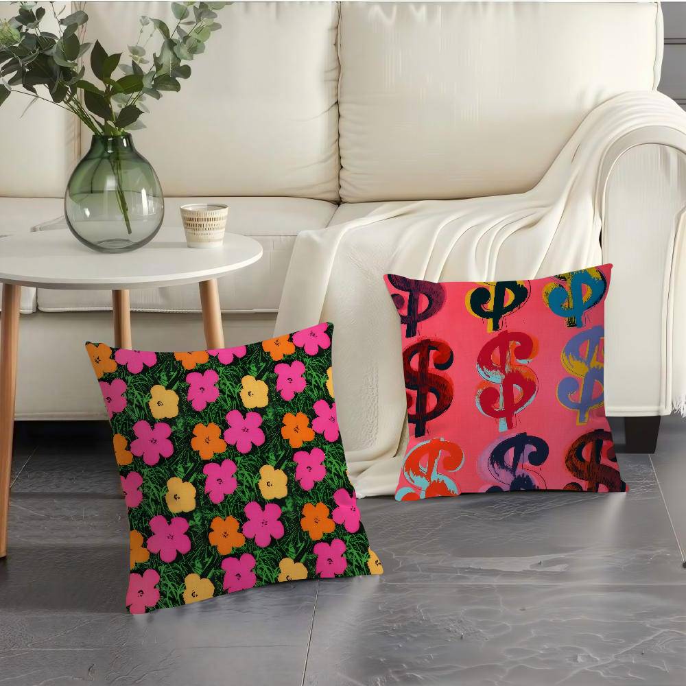 A-Andy W-Warhol Art  Cushion C - Home Art Textiles 评论和价格