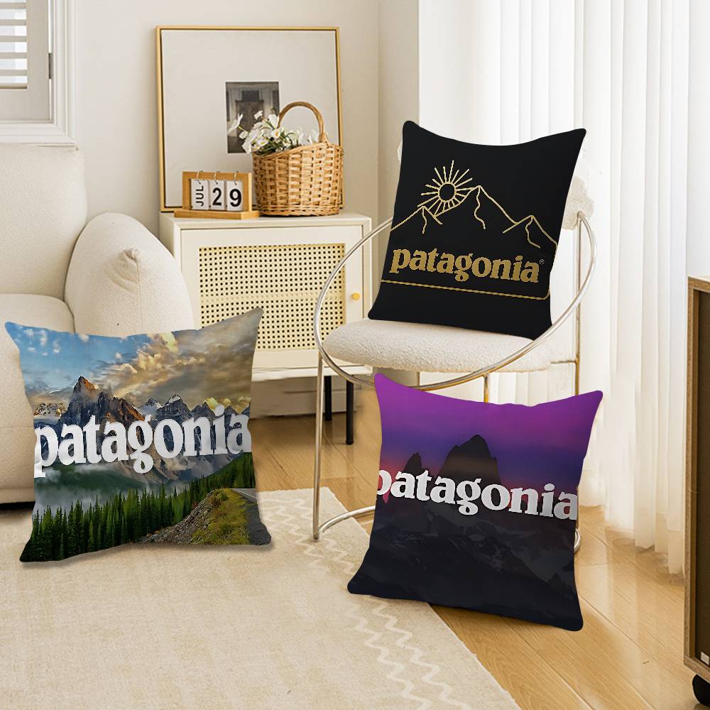 P-Patagonias Logo Pillow Cover - Home Textiles Logo 评论和价格