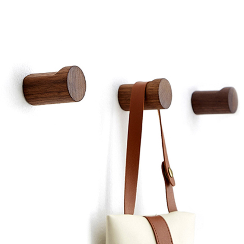 Beech Wood Black Walnut Hook M - Home Textiles Towel 评论和价格