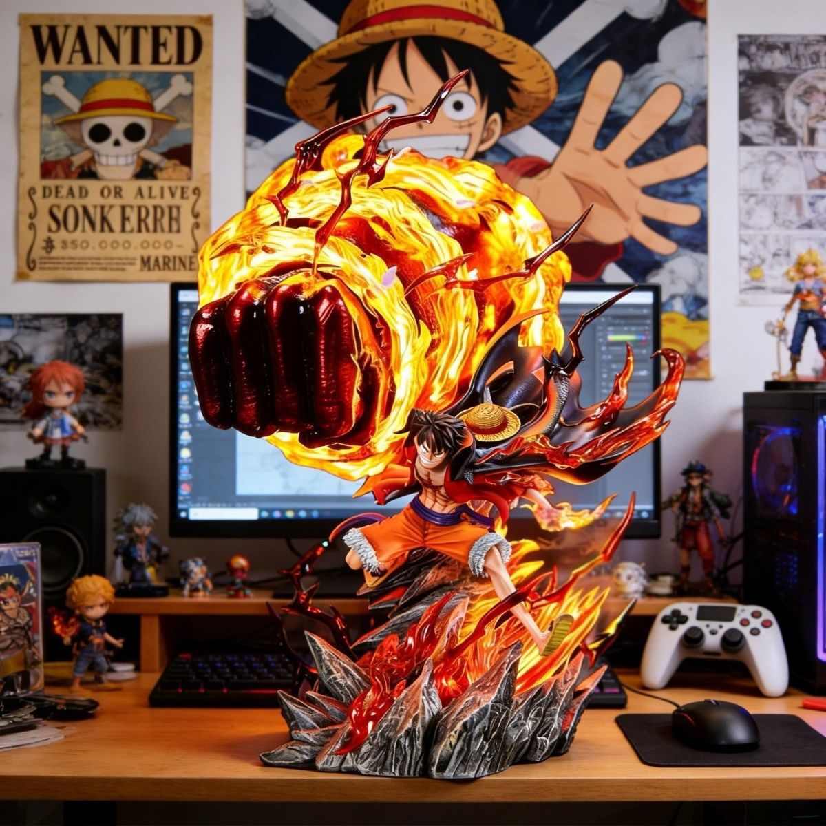LZ Karmic Fire Luffy 35CM Ligh - Home Textiles Products 评论和价格
