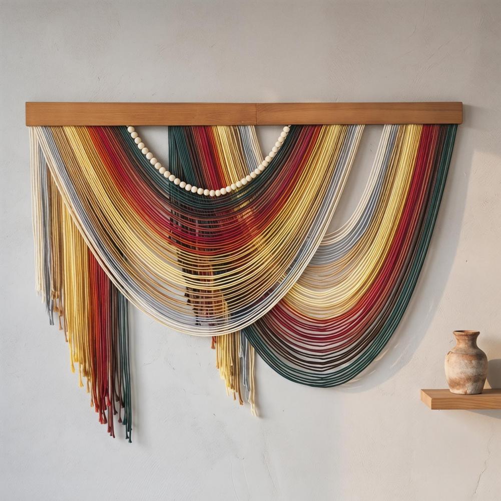 Handmade Tassel Tapestry Retro - Home Art Textiles 评论和价格