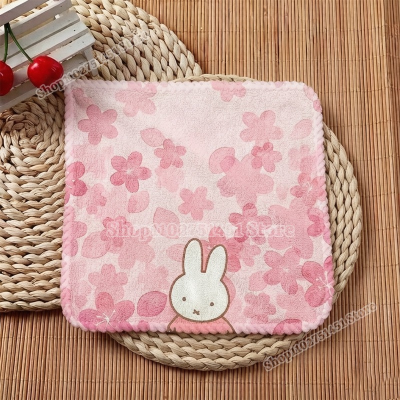 Cute Miffys Printed Square Tow - Home Textiles Face Towel 评论和价格