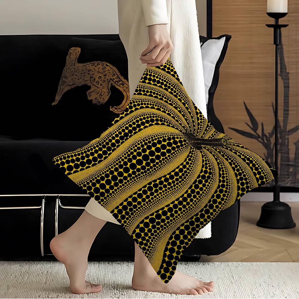 k-Kusama y-Yayoi Art Pillow Co - Home Art Textiles 评论和价格