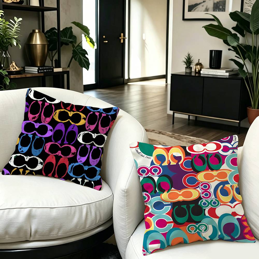 C-Coach B-Brand LOGO Cushion C - Home Textiles Logo 评论和价格