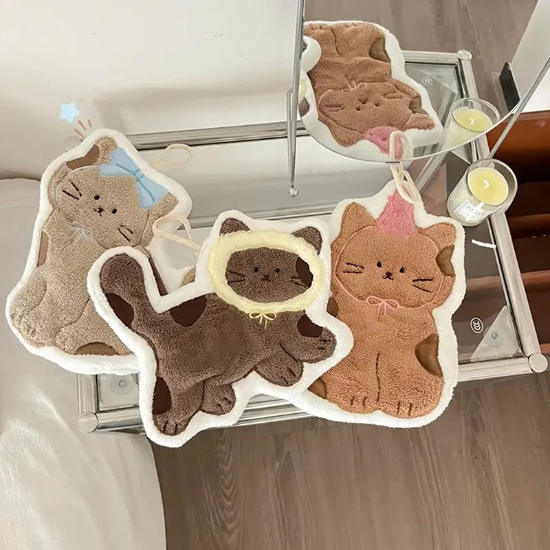 Creativity Cute Cat Shaped Han - Home Textiles Towel 评论和价格