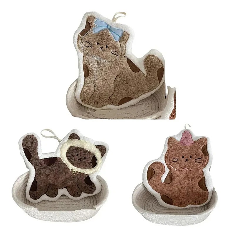 Creativity Cute Cat Shaped Han - Home Textiles Towel 评论和价格