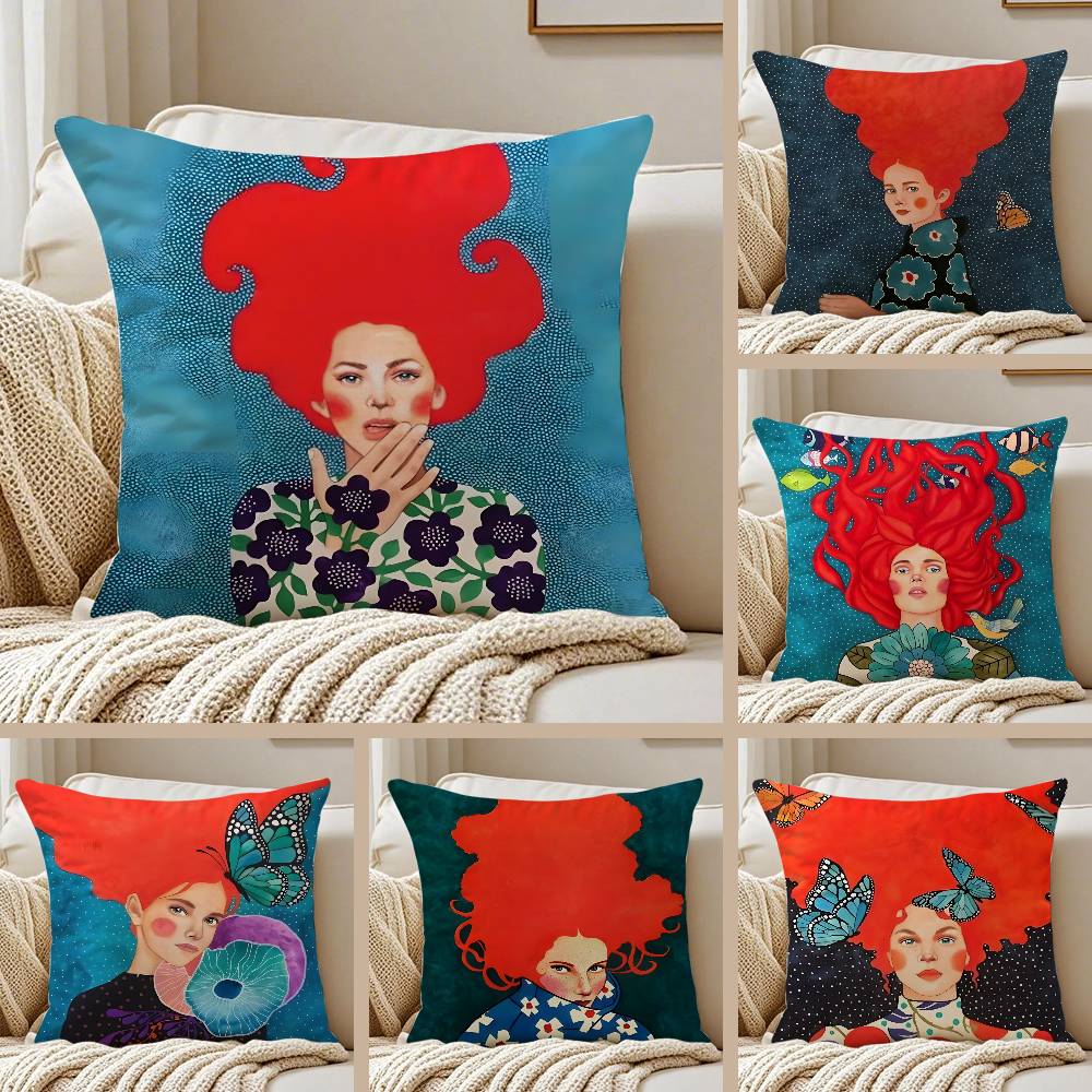 H-Hulya O-Ozdemir ART Pillow C - Home Art Textiles 评论和价格