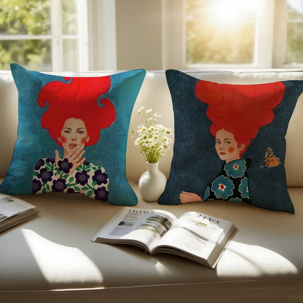 H-Hulya O-Ozdemir ART Pillow C - Home Art Textiles 评论和价格