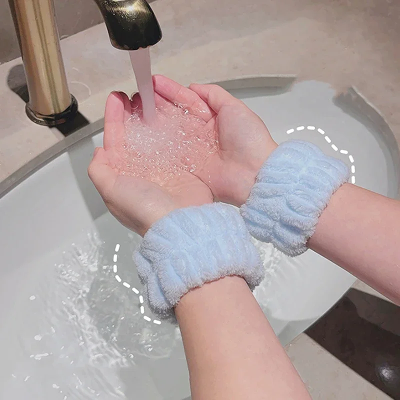 2PCS Reusable Spa Wrist Washba - Home Textiles Face Towel 评论和价格