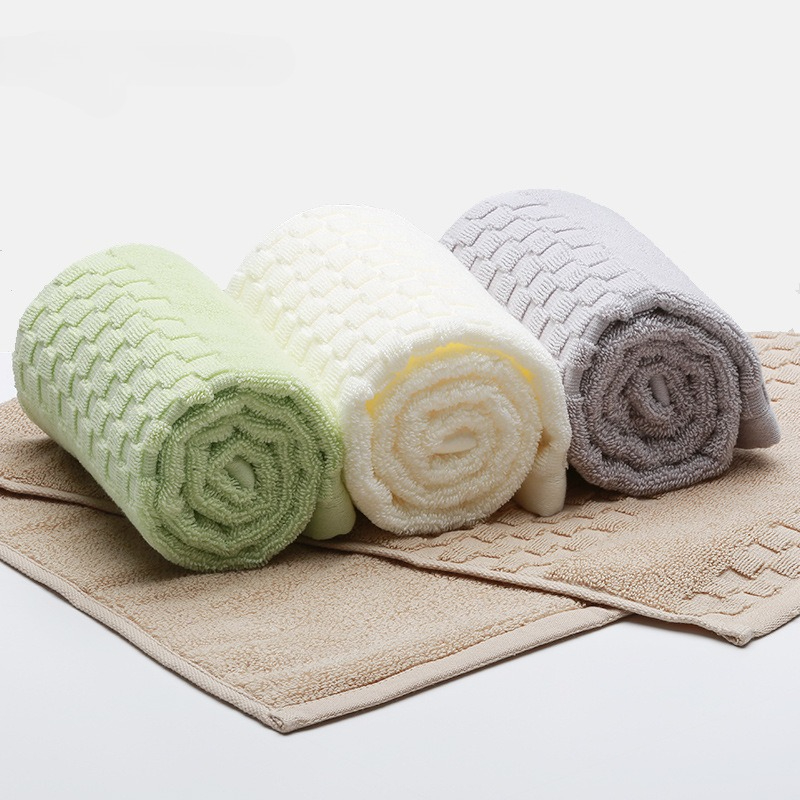 1PC Soft Pure Cotton Hand Towe - Home Textiles Face Towel 评论和价格