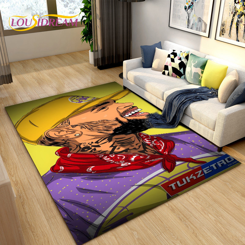 Hip Hop Art Rapper Legend Star - Home Art Textiles 评论和价格