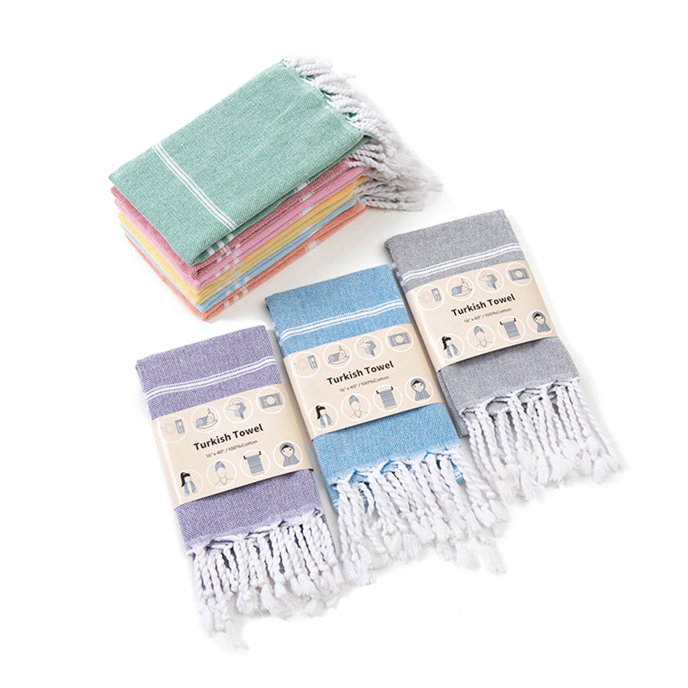 2-Pack 40x100CM Turkish Cotton - Home Textiles Face Towel 评论和价格
