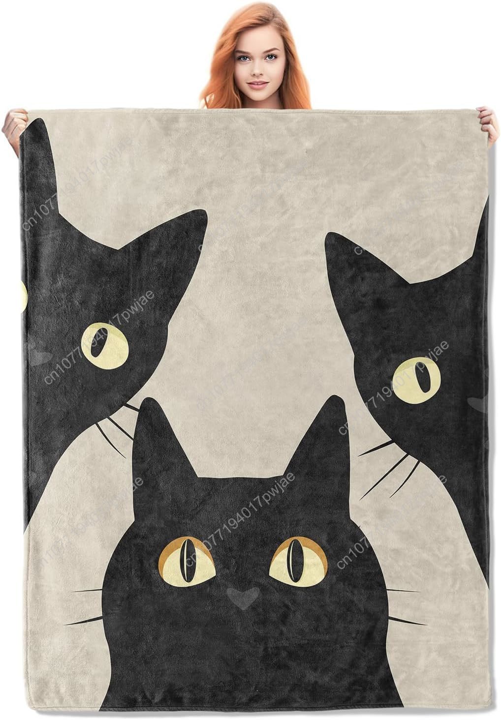 Funny Cat Blanket Gifts for Wo - Home Textiles Towel 评论和价格