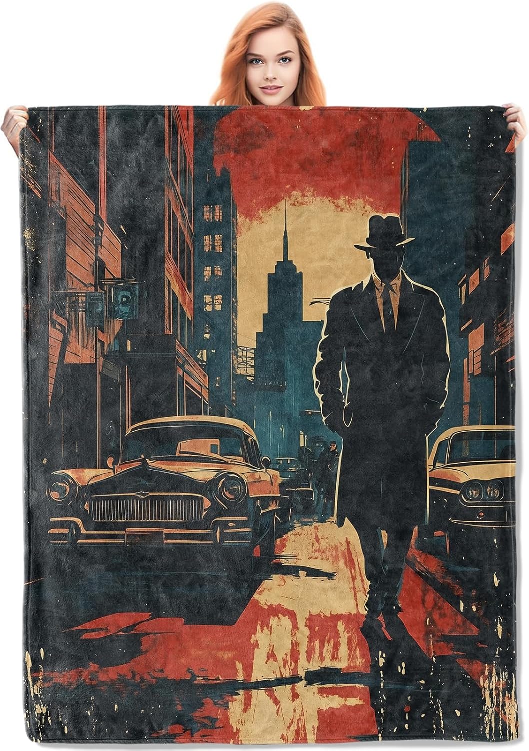 Noir Detective Blanket Gifts f - Home Textiles Towel 评论和价格