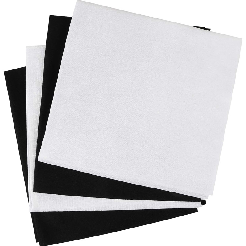 4 Pieces of Linen Fabric, Soli - Home Textiles Products 评论和价格