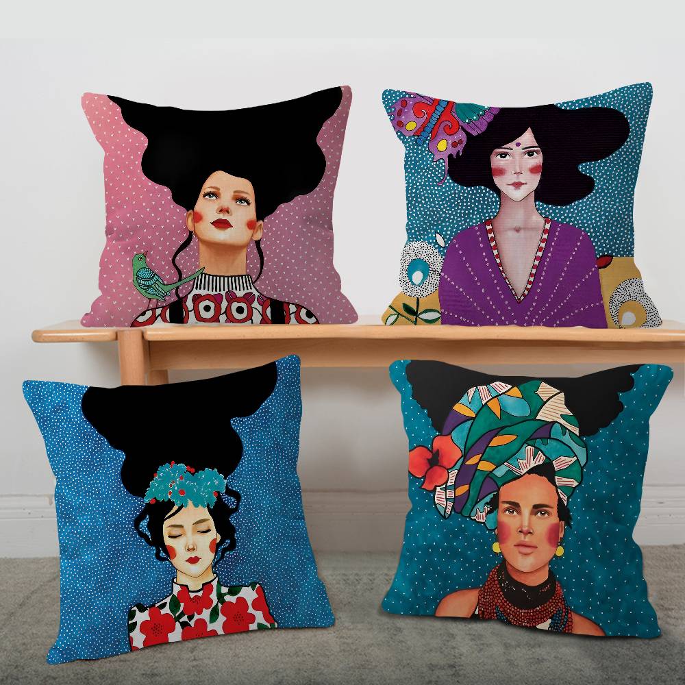 Abstract Flowers Girl fair Luc - Home Textiles Fair 评论和价格